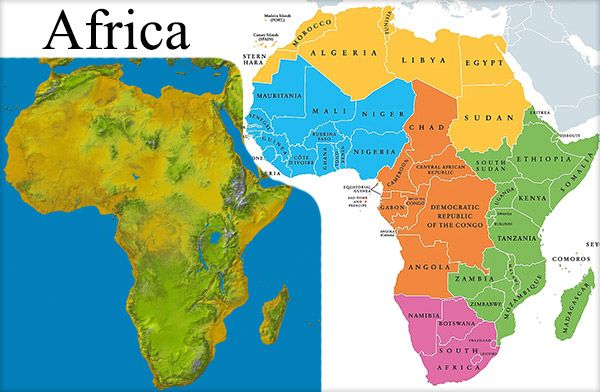 Africa - Regiuni